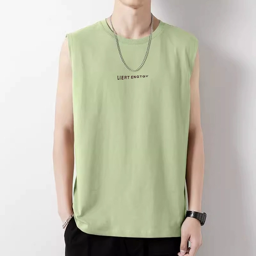 Летняя футболка без рукавов, спортивный баскетбольный жилет для спортзала, оверсайз