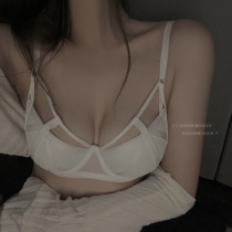 GT] small chest bout sexy hollow chest small chest super gathering bra suit underwear woman large number of pants