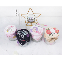 Mofei Paper Art Mermaid Star Polar Bear Baby Full Moon Dessert Table Pudding Jam Honey Sealing Wrapping Paper