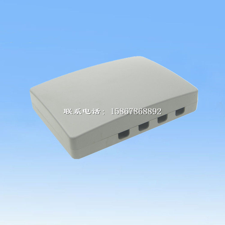 4-port optical fiber terminal box 4-core optical fiber terminal box FTTH4-core optical cable junction box Optical cable terminal box