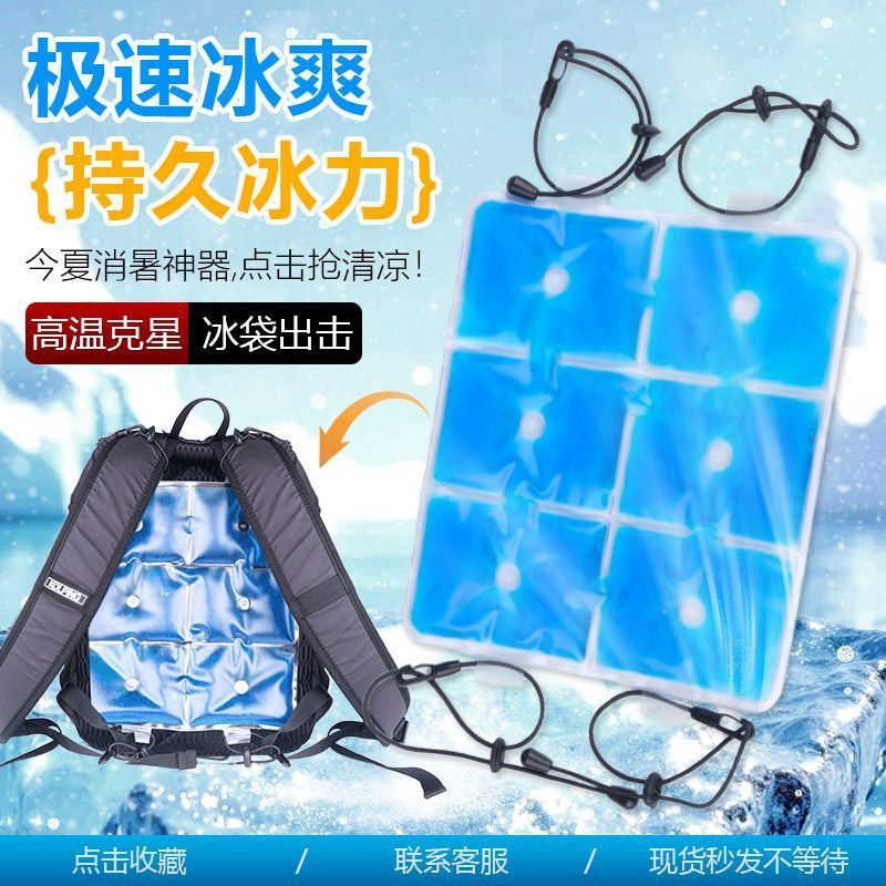 Backpack Ice Pad, Heat-Proof Cooling Ice Pack, Backpack Cooling Pad, Backpack Ice Pack, School Bag Back Sticker Ice Pack, Insulation Pad