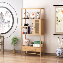 Bogu Rack Solid Wood New Chinese Shelf Multi-Treasure Cabinet Shelves Modern Tea Rack Tea-tea Cabinet