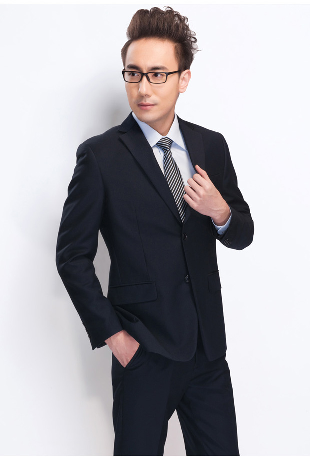 Cao cấp giả len phù hợp với nam giới kinh doanh phía tây trang trí cơ thể miễn phí nóng chuyên nghiệp trang phục đơn vị ngân hàng áo nam