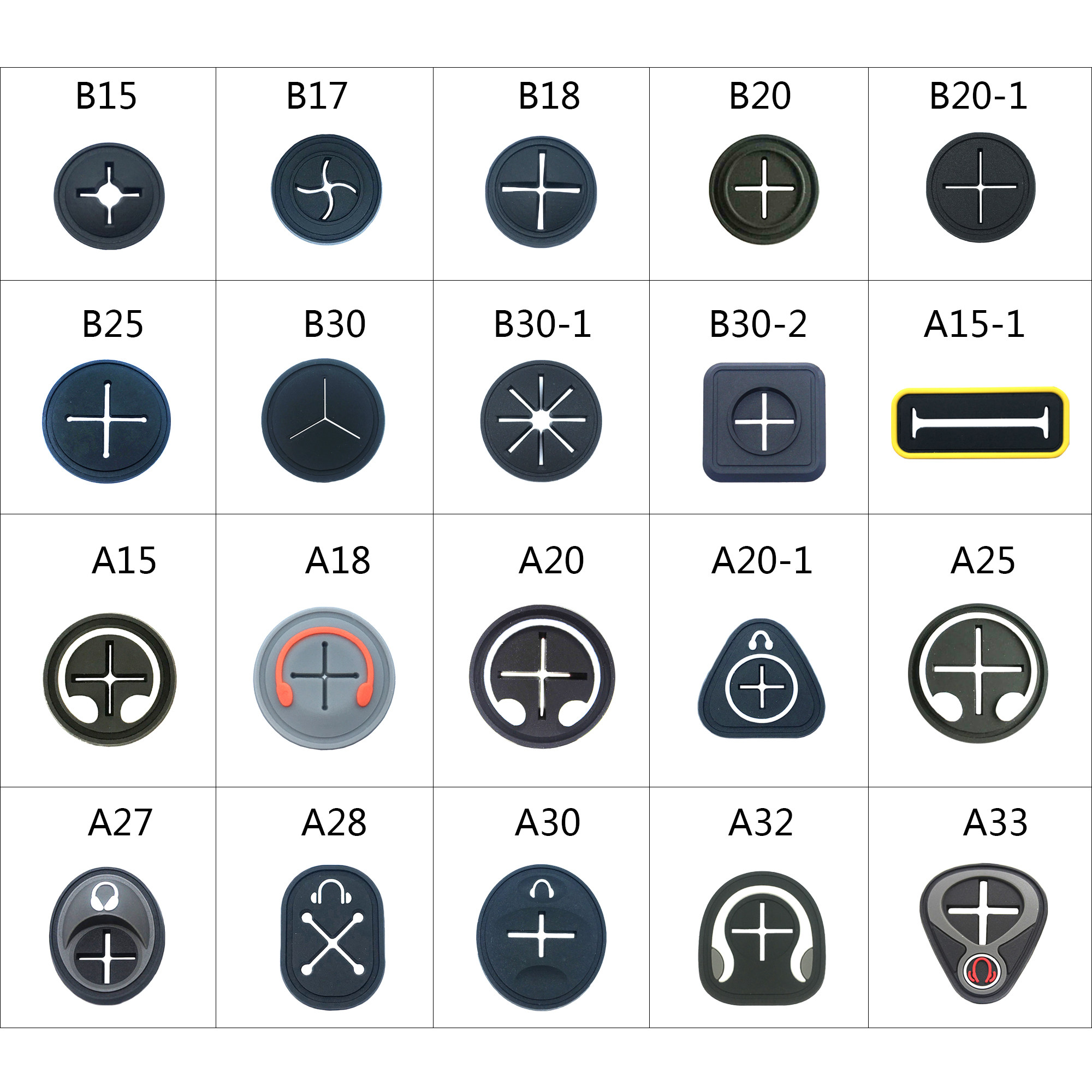 Spot environmentally friendly PVC cross round headphones glued to the ear machine line with headphones to mark line-hole clothes with patches