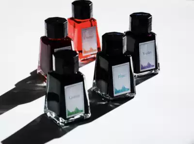 (Special color ink for dip pen)Round body flower body English calligraphy art word Adult practice color ink Calligraphy ink