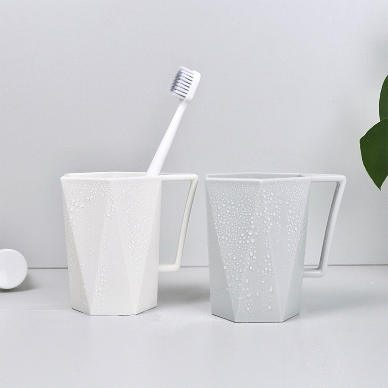 Minimalist No Inprint Style Toothbrush Cup Pure color eco-friendly student Dormitory Gargle Cup Lovers home Toothbrushing Cups