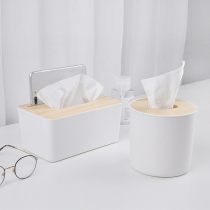 Nordic tissue box living room creative simple household tissue box multifunctional napkin storage box paper towel box