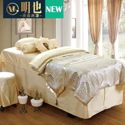 thẩm mỹ viện cao cấp Ming bảng massage vẻ đẹp bedspread denim jacket nhỏ phong cách châu Âu sang trọng và các sản phẩm đặc biệt với lỗ phổ biến - Trang bị tấm