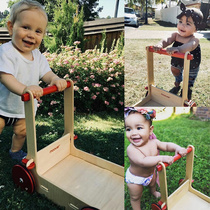 ins wind Denmark moover genuine baby children learn walking carts trolley over home little trolleys to arrange toys