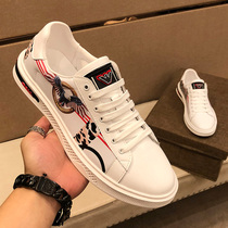 Joint name Liden Armani printed Eagle white shoes mens 2021 summer new leisure wild Tide brand shoes men