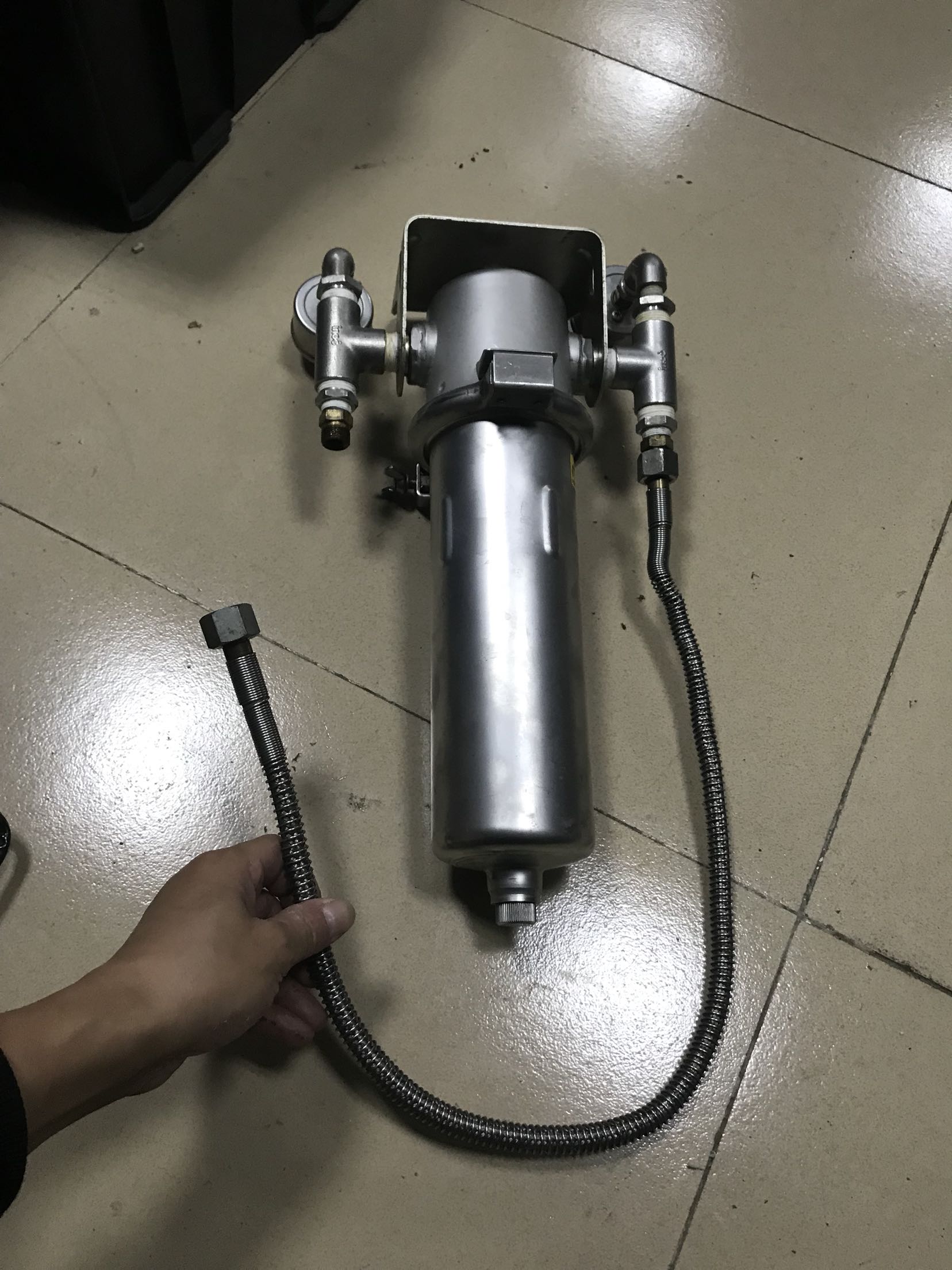 Dismantling machine secondhand SMC air valve filter FQ1011-04-B in kind picture bag for good use