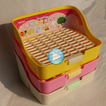 Rabbit hamster toilet large triangle square big ass Rabbit toilet urinal potty nest Pet rabbit supplies
