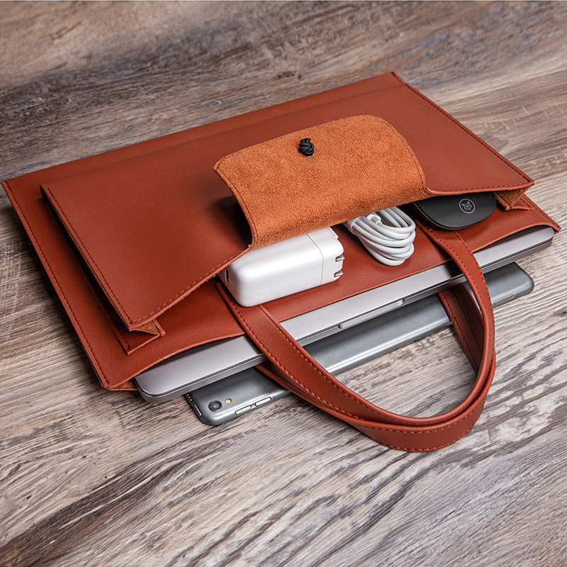 Simple computer bag portable suitable for Apple notebook Macbook 13pro Lenovo Xiaoxin Air13 3 Huawei Matebook 14 inch Dell 15 6 protective case