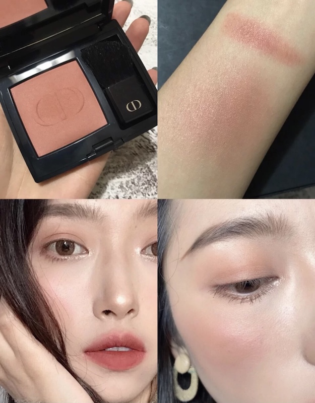 Eye shadow blush clay pottery apricot DIOR spot 59 999 blush UK department store purchase