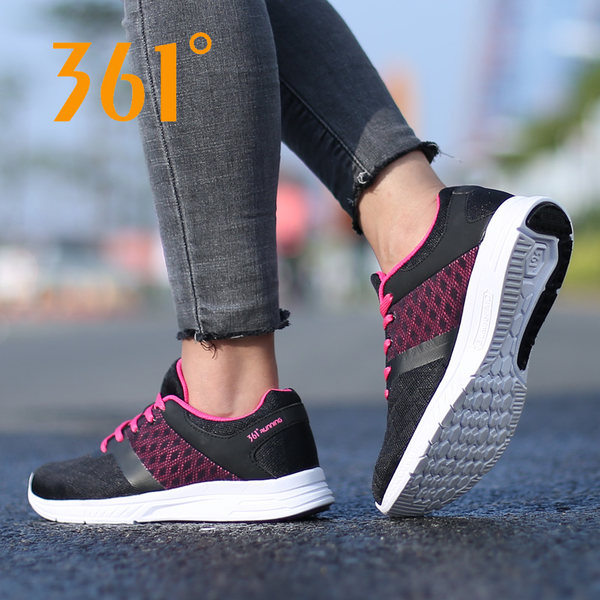 361度  透气网面 女式休闲运动鞋 跑鞋 天猫优惠券折后￥99包邮（￥139-40）3色可选