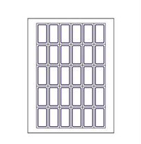 Self-adhesive small label self-adhesive paper forever YS065 label blue frame 12 × 22mm 12 bag