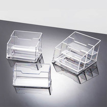 Business card holder acrylic business card holder business multi-layer box business card transparent card box office desktop creative business card box