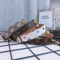 Pet dog dog Item Circle Dogfight Teddy Bib Bear Walking Dog Rope Cortical Old Flowers Small Dog Traction Rope Tide Card for Cat Rope