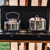 Fire maple wilderness 304 stainless steel kettle outdoor kettle tea brewing stove camping portable tea kettle