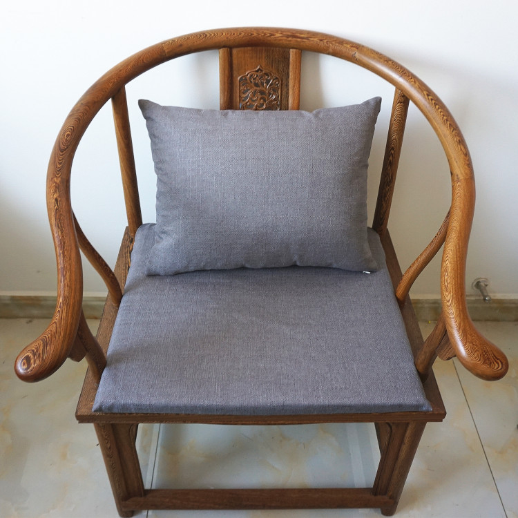 Nhật Bản phong cách rắn màu lanh đệm nữ Ghế văn phòng đệm nệm sofa đệm bọt cứng pad Tùy chỉnh có thể giặt đệm lót ghế tựa lưng