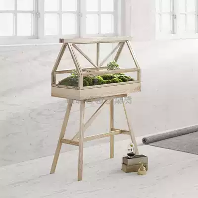 Glass greenhouse fleshy sunshine greenhouse antifreeze indoor Moss landscape micro landscape container carnivorous plant moisturizing box