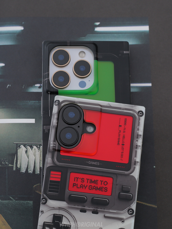Gaming Game Controller Illustration New Square Matte Niche Plus/Pro/Max – 16, 15, 14, 13, 12 iPhone Case