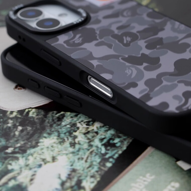 Carhartt Bape Camo Gray Orange iPhone Case