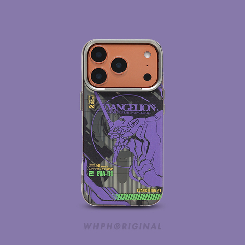 Trendy Fashionable Purple Neon Genesis Evangelion 3D MagSafe