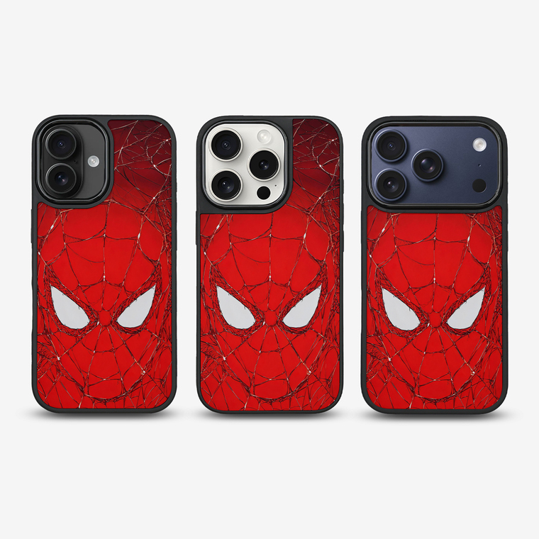Spiderman Cracked Mask iPhone Case