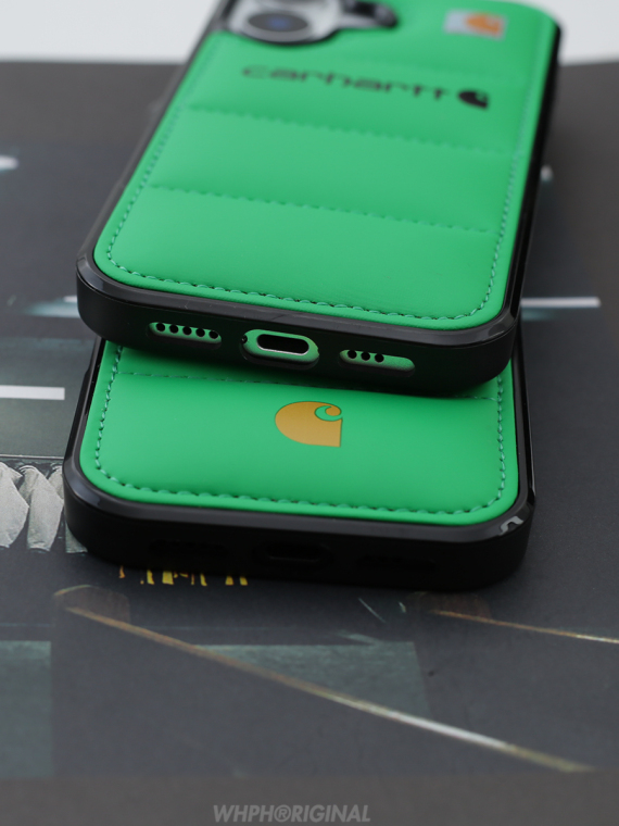 Carhartt Puffer Quilted Green iPhone Case