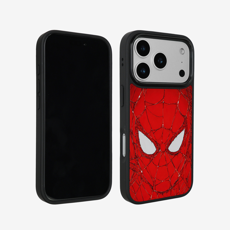 Spiderman Cracked Mask iPhone Case