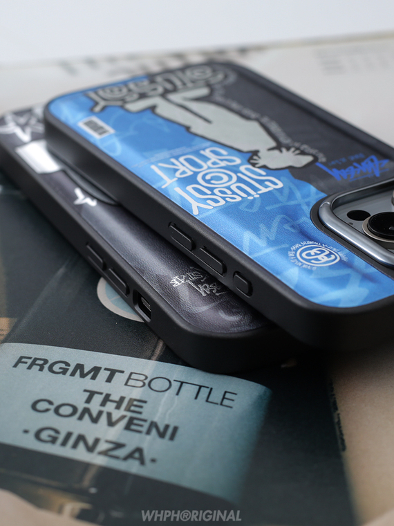 STUSSY Synthetic Leather 15, 14, 13, 12 iPhone Case