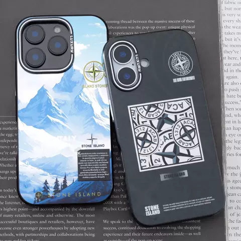 Stone Island New Phone Cases Covers Trendy Fashionable Plus/Pro/Max – iPhone 16, iPhone 15, iPhone 14, iPhone 13, iPhone 12