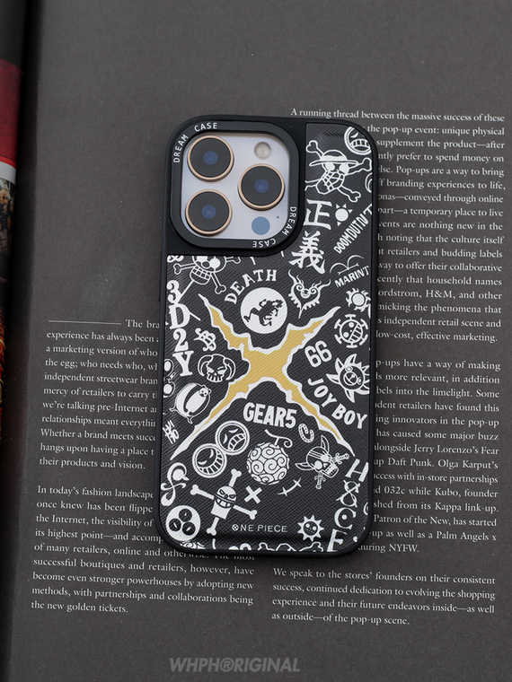 16 Square Leather One Piece Anime Plus/Pro/Max – 16, 15, 14, 13, 12 iPhone Case