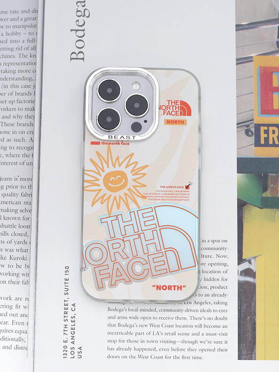 Drawing Illustration Matte Laser Gradient Niche Anti Slip The North Face 15, 14, 13, 12, 11 iPhone Case