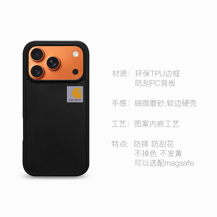 Carhartt Workwear Logo Patch Minimalist iPhone Case