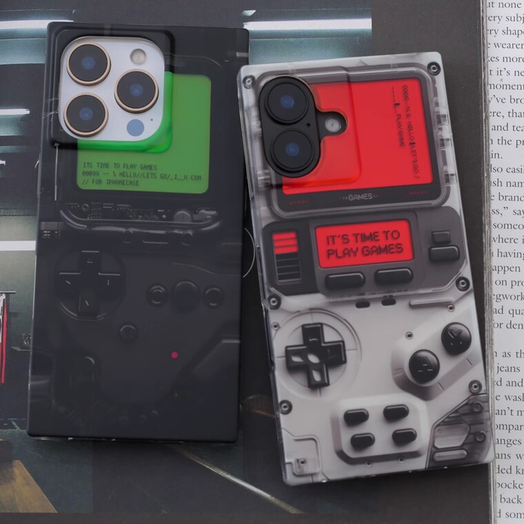 Gaming Game Controller Illustration New Square Matte Niche Plus/Pro/Max – 16, 15, 14, 13, 12 iPhone Case