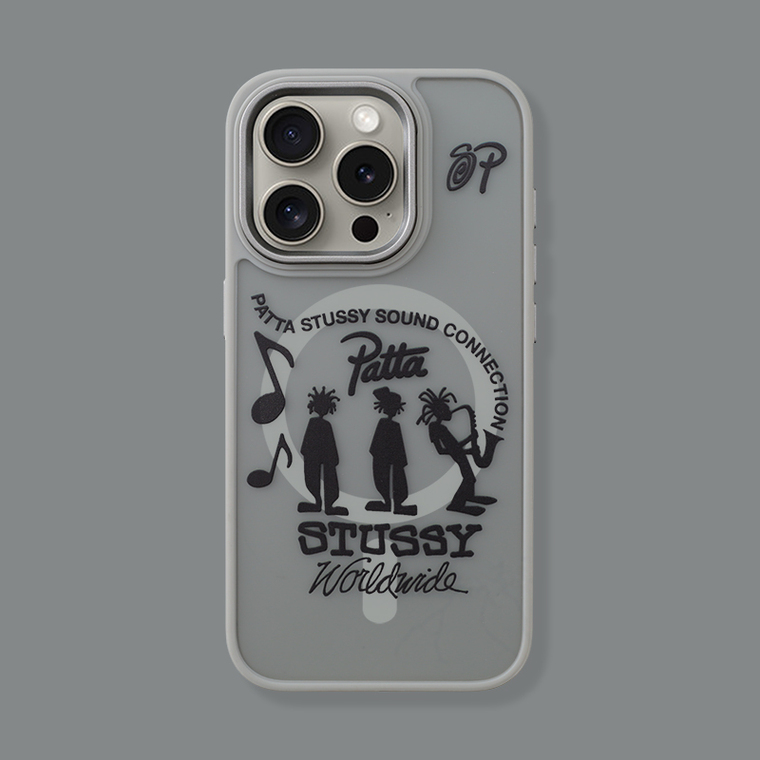 Stussy Patta MagSafe Matte 15, 14, 13, 12, 11 iPhone Case