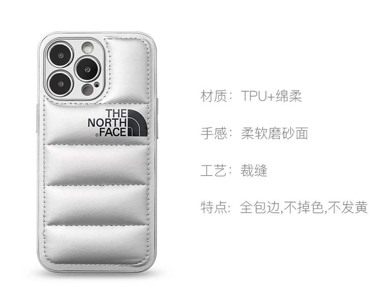 The North Face Puffy Puffer Down Jacket New IiPhone 15, 14, 13, 12 iPhone Case