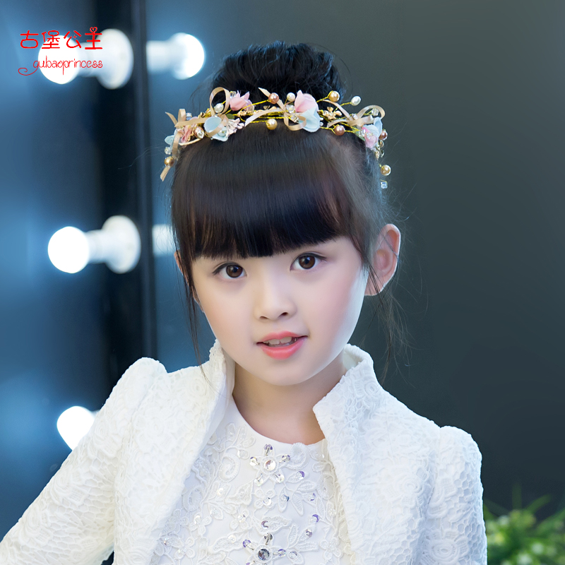 Girls Hair Crown Children S Hair With Little Girl Head Ring