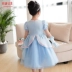 Váy trẻ em mới Disney Cinderella Sandy Princess váy cô gái trình diễn đám cưới buổi tối sinh nhật mùa xuân và mùa hè - Váy trẻ em