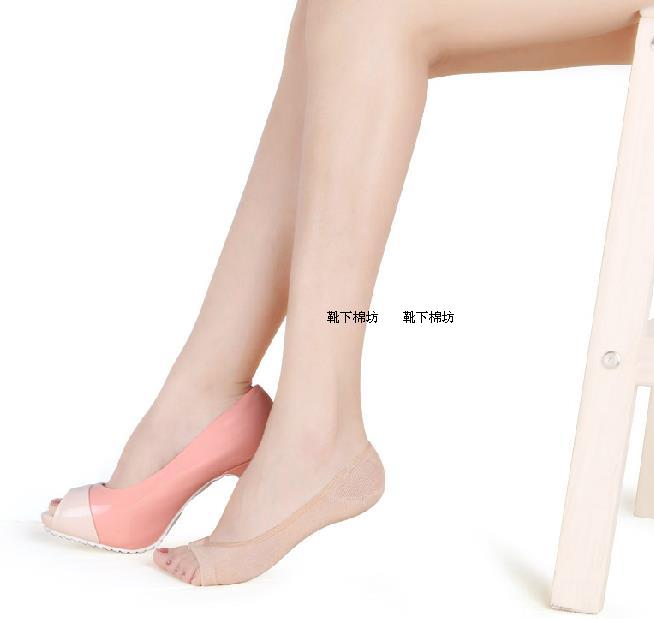 3 cặp miệng cá vớ vô hình nữ sợi tre vớ thuyền cotton nông miệng non-slip silicone mùa xuân và mùa hè ngón chân mỏng triều