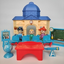 Childrens classroom classroom play house toy set baby little girl boy school scene model kindergarten