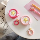 Красивая девушка, милый защитный чехол для наушников Airpods Pro, подходящий для Apple Airpods, чехол для наушников третьего поколения, коробка для наушников Airpods, беспроводной Bluetooth, чехол для наушников iPod, наклейка air2, ipod2