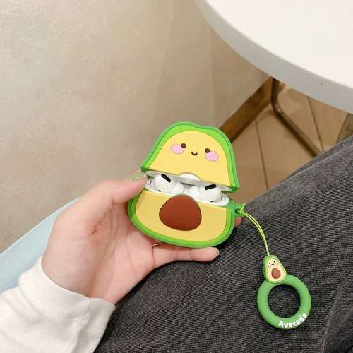 Защитный чехол Avocado airpods pro airpodspro защитная коробка airpods3 Apple, чехол для беспроводных наушников Bluetooth с беспроводным Bluetooth, модный брендовый милый чехол для iPod, чехол air2 box, airpor