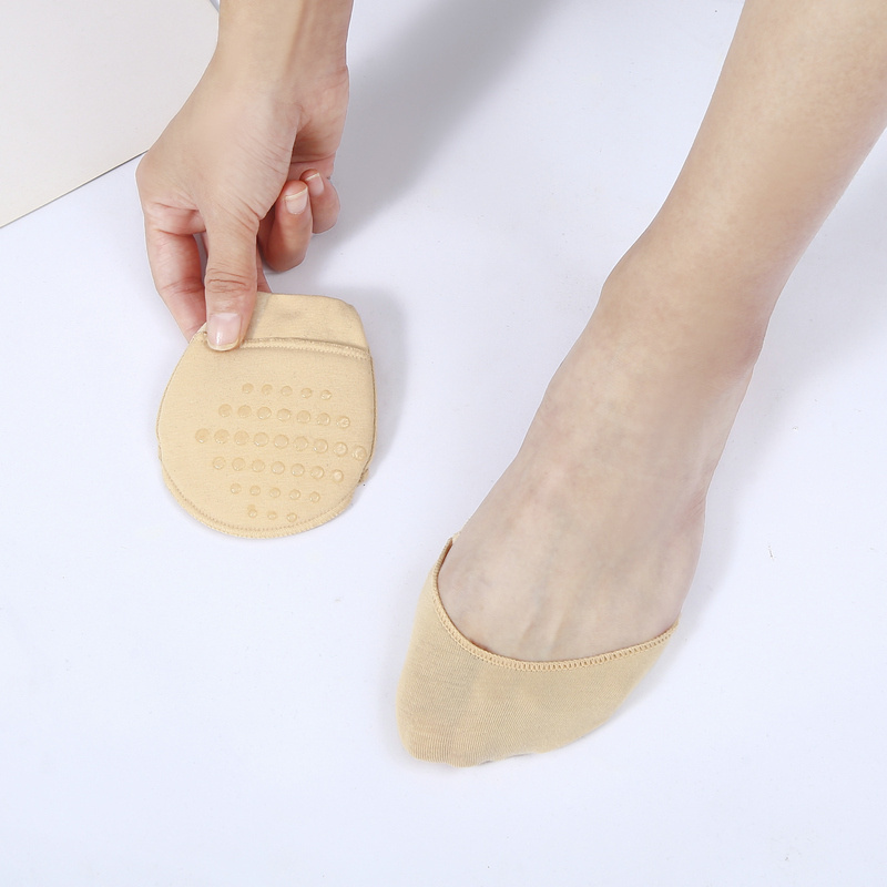 Women's Invisible Toe Socks, Spring and Summer Thin Shallow Mouth Pure Cotton Half-Socks, Non-Slip Forefoot Socks, High Heel Socks Women's Invisible Toe Socks, Spring and Summer Thin Shallow Mouth Pure Cotton Half-Socks, Non-Slip Forefoot Socks, High Heel Socks