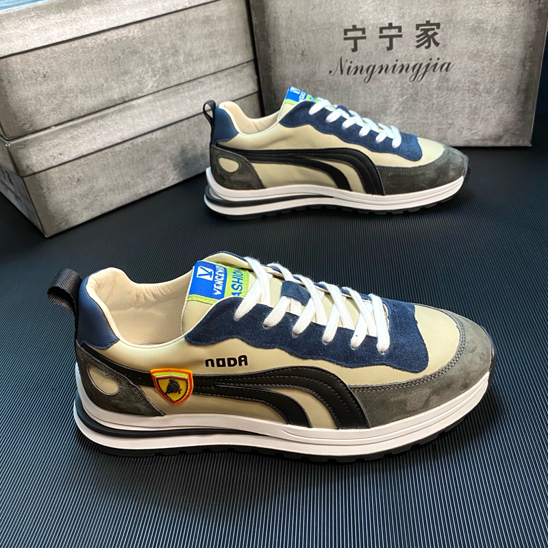 Men's shoes 2022 new spring breathable leisure sneakers trend of men's daddy shoes Ghanplate shoes tide shoes