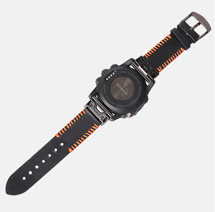 限時優惠 清風數碼 Garmin 佳明 Forerunner 935/945 手錶帶 瘋馬快拆 頭層牛皮 真皮腕帶 替換腕帶