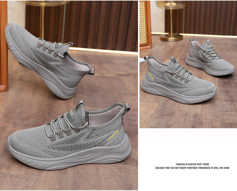 Энергичный обувь 春秋老北京布鞋男单鞋透气休闲运动爸爸鞋子防滑软底中老年健步鞋 Fu Sheng Xiang