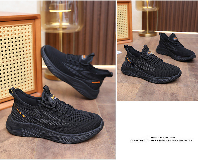 Энергичный обувь 春秋老北京布鞋男单鞋透气休闲运动爸爸鞋子防滑软底中老年健步鞋 Fu Sheng Xiang